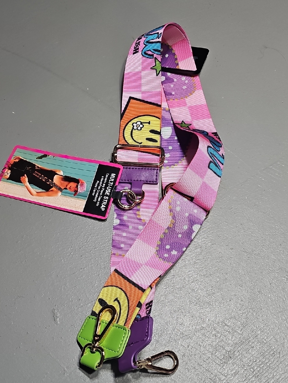 Nicole Lee Multi Use Interchangeable Strap NWT Vibrant Colors